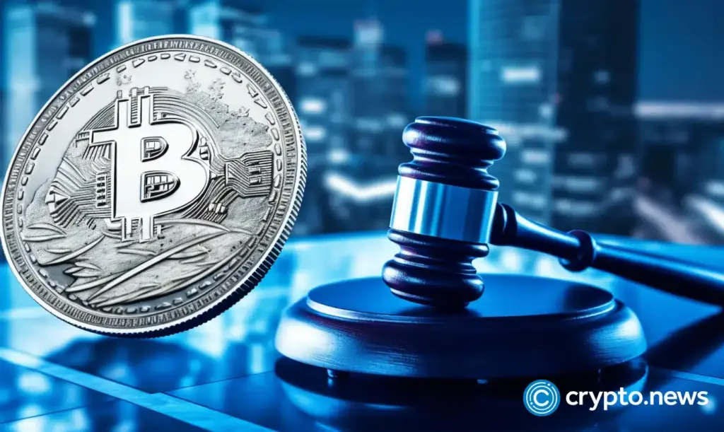 crypto-news-the-judges-gavel-and-silver-coin-on-the-table-modern-city-background-blue-and-white-neon.webp