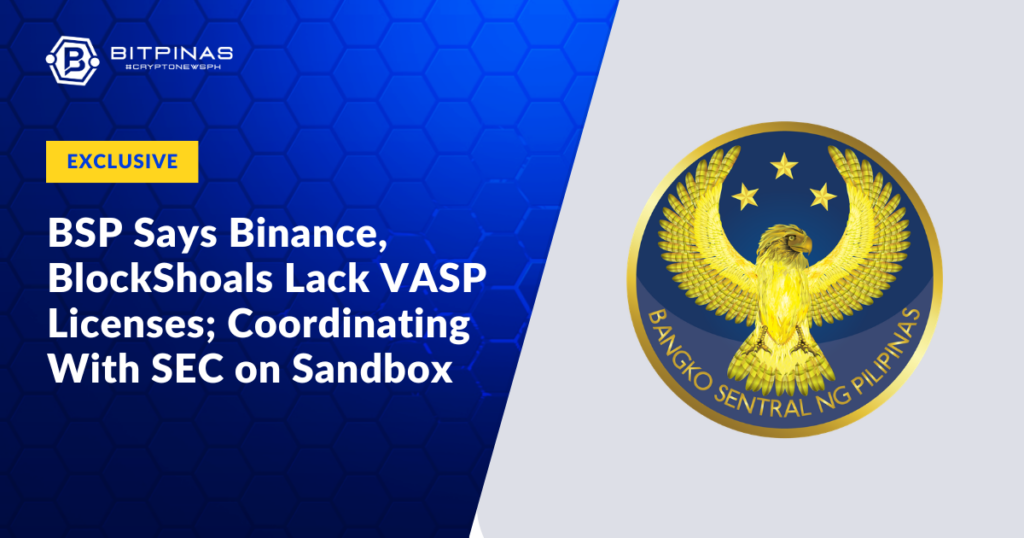 BSP-Says-Binance-BlockShoals-Lack-VASP-Licenses-Coordinating-With-SEC-on-Sandbox.png