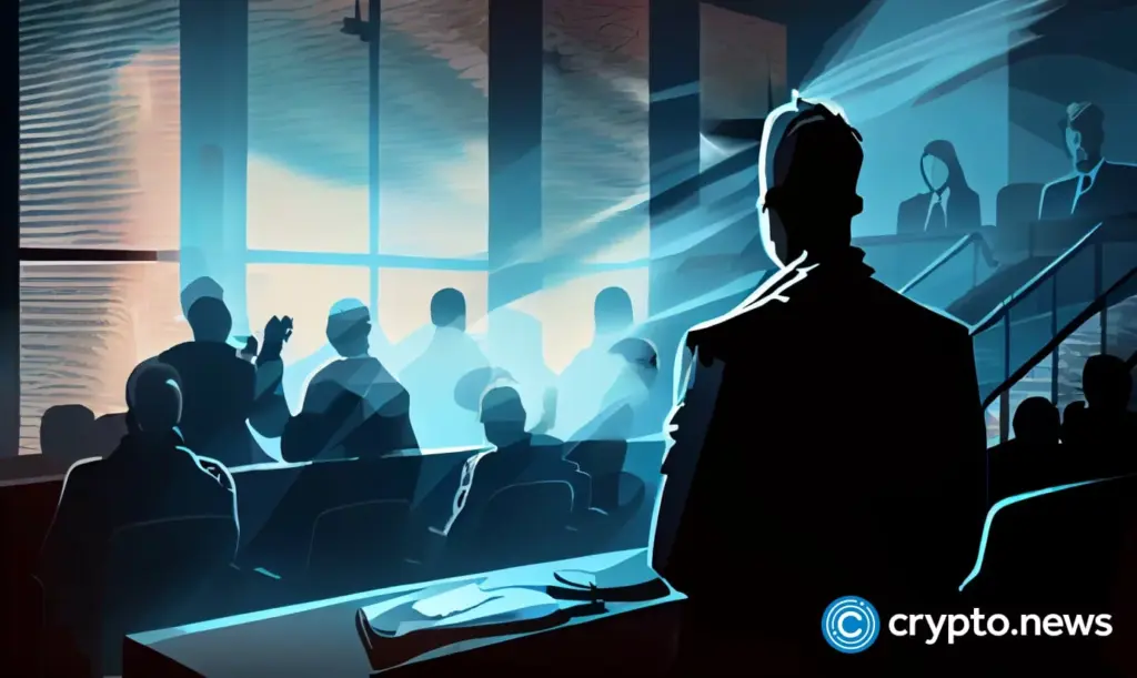 cryptonews-law-court-people-silhouettes-haze-daylight-from-windows-holography-cartoon-style.webp